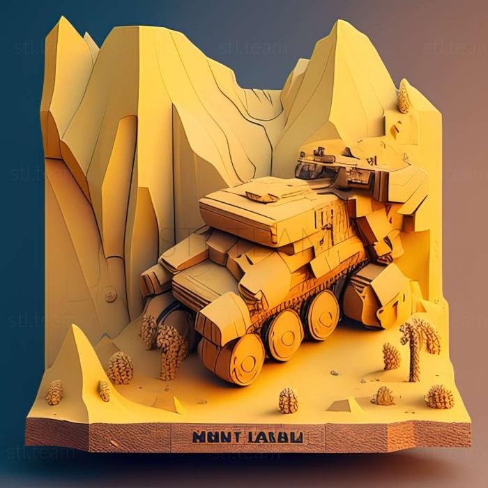 3D model Homeworld Deserts of Kharak game (STL)